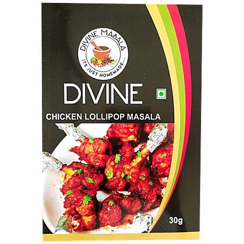 DIVINE MASALA Blended Powdered Spice Mix - Chicken Lollipop Masala, 50 g  