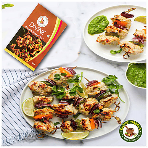 DIVINE MASALA Blended Powdered Spice Mix - Chicken Tikka Masala, 50 g  