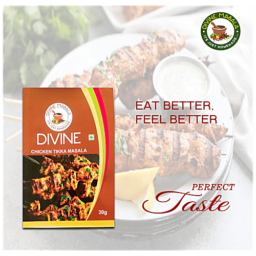 DIVINE MASALA Blended Powdered Spice Mix - Chicken Tikka Masala, 50 g  