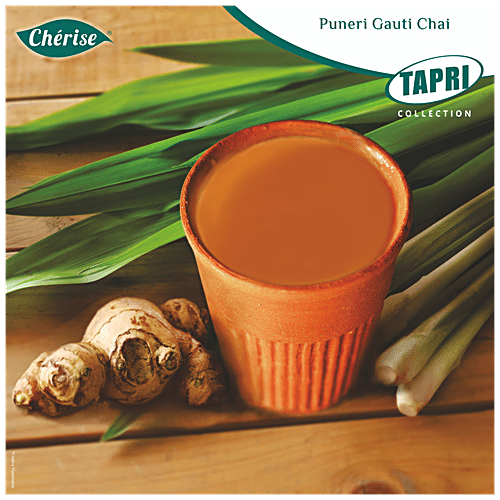 Cherise Tapri Instant Tea Premix - Puneri Gauti Chai, 161 g (7 Sachets x 23 g Each) 