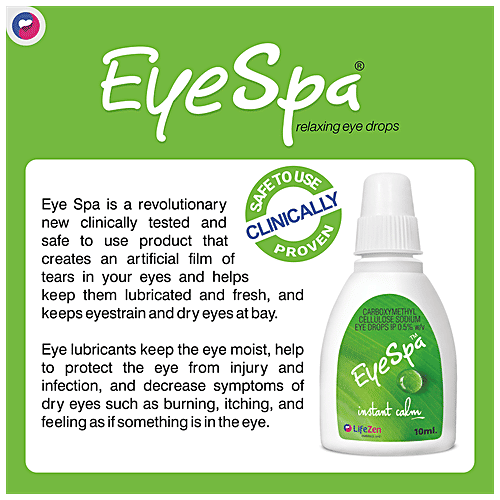 EyeSpa Relaxing Eye Drops - Relief From Stress & Dryness, 10 ml  