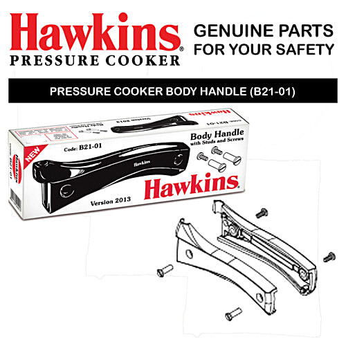 Hawkins Body Handle With Studs & Screws B21-01, 1 pc  