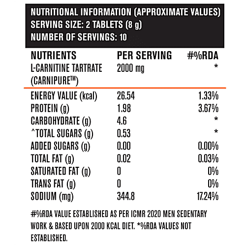 Fast&Up Lean Body Weight Loss Supplement Tablets For Faster Fat Burn, Lemon, 20 pcs Promotes Fat Burning, Supports Healthy Weight Management, Drop Fizz Drink, No Added Sugar