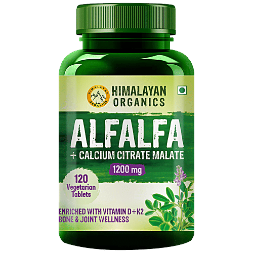 Buy Himalayan Organics Alfalfa Calcium Citrate Malate Dietary