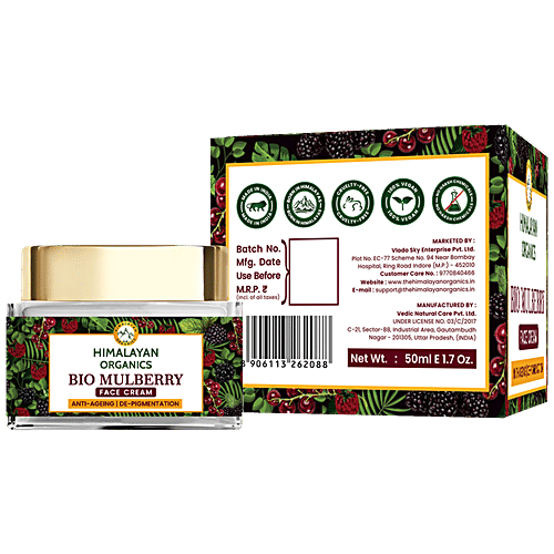 Buy Himalayan Organics Bio Mulberry Face Cream For Pigmentation, Dark
