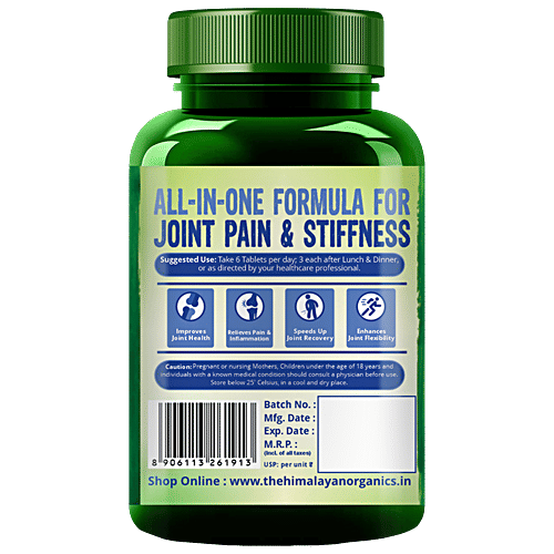 Vlado's Himalayan Organics Glucosamine Chondroitin MSM 4000 mg Tablets, 120 pcs  