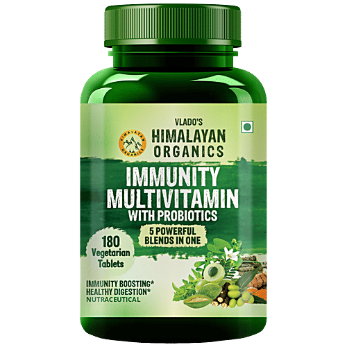 Vlado's Himalayan Organics Immunity Multivitamin With Probiotics Tablets, 180 pcs