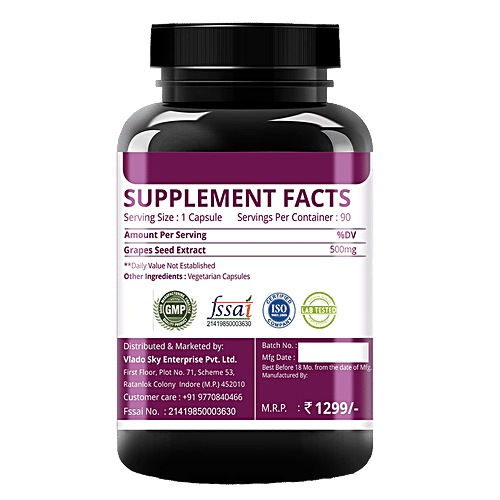 Buy Simply Nutra Grape Seed Extract Dietary Supplement For The Immune
