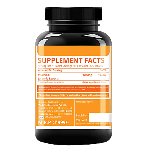 Buy Simply Nutra Vitamin C Dietary Supplement Tablets Strong