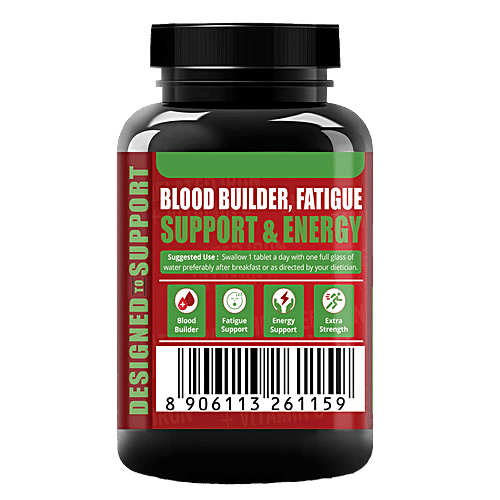 Simply Nutra Chelated Iron & Vitamin C Dietary Supplement - Helps In Rbc Formation, 120 pcs  