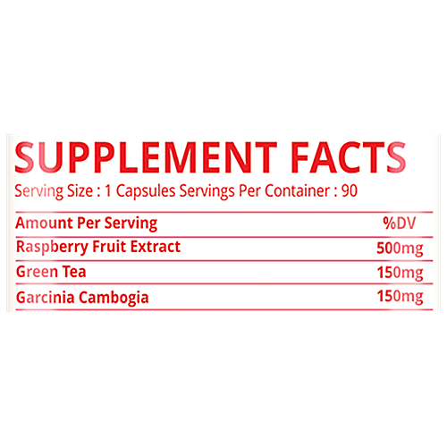 Simply Nutra Raspberry Ketones Capsules - For Healthy Weight Loss, 90 pcs