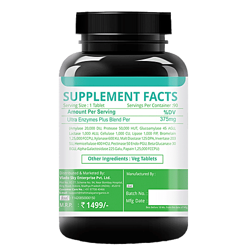 Buy Simply Nutra Ultra Enzyme Dietary Supplement Tablet Supports Healthy Digestion Online at