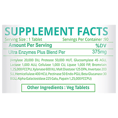 Buy Simply Nutra Ultra Enzyme Dietary Supplement Tablet Supports