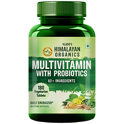 Vlado's Himalayan Organics Multivitamin With Probiotics Tablets, 180 pcs  