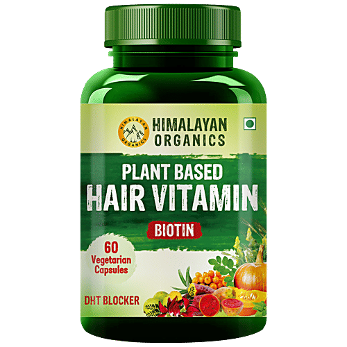 Buy Himalayan Organics Plant Based Hair Vitamin Biotin Capsules DHT