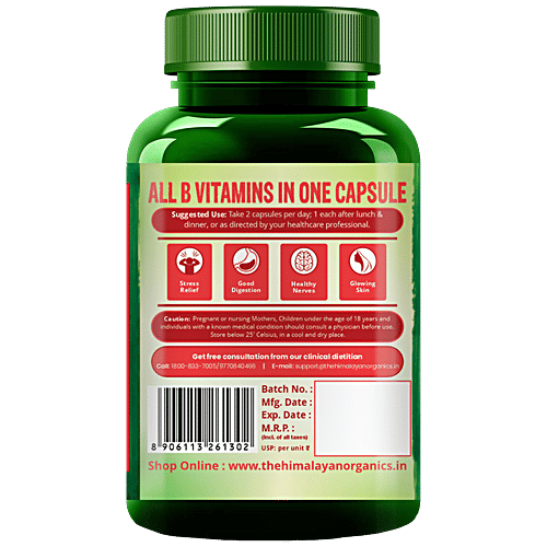 Vlado's Himalayan Organics Natural Vitamin B12 Capsules, 120 pcs