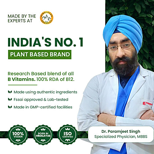 Vlado's Himalayan Organics Natural Vitamin B12 Capsules, 120 pcs