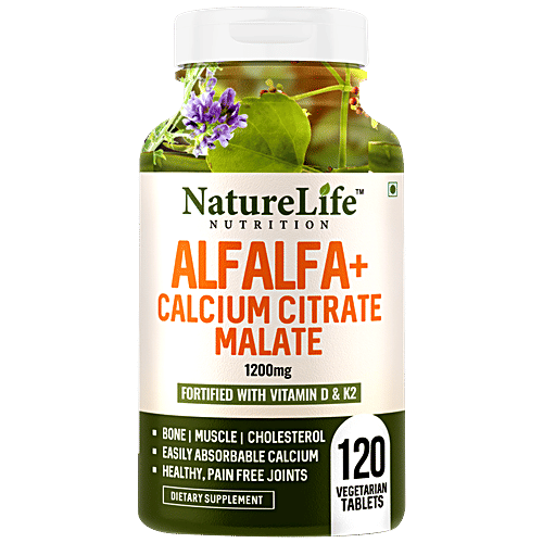Buy Nature Life Nutrition Alfalfa Calcium Citrate Malate Dietary