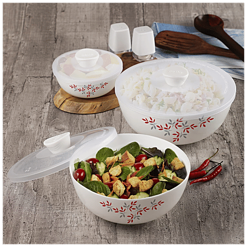 Buy Cello Mixing Bowls Set With Lids Royale Opalware ,Twilight Online