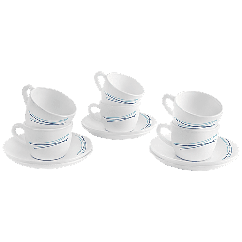 Buy Cello Queen Cup & Saucer Regular, Cool Lines Online at Best Price