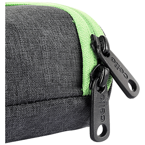 Cello Borosilicate Lunch Box With Carry Pouch - Round, Microwavable, Seal O Fresh, 3 pcs  