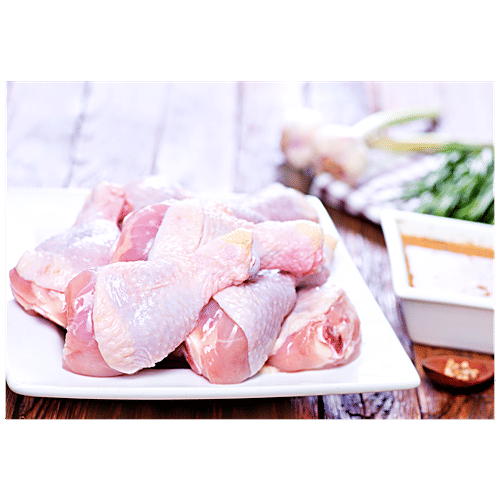 fresho! Chicken Drumstick With Skin, 450 g (4-5 pcs) 