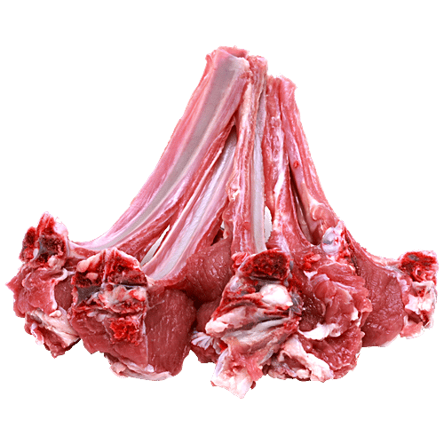 fresho! Mutton Lamb Ribs Chop Fresh Tender 12 To 16 pcs, 450 g  