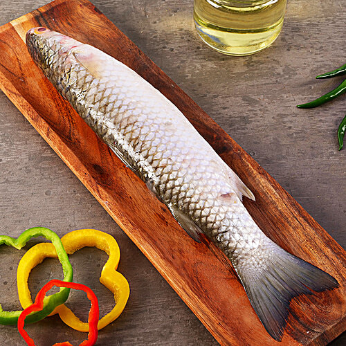 fresho! Mullet Fish Steaks, Whole Cut, 450 g (10-12 pcs)