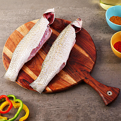fresho! Mullet Fish Steaks, Whole Cut, 450 g (10-12 pcs)