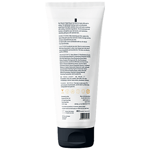 Arata Vitamin C Night Repair Gel - Restores & Replenishes Skin, 50 ml