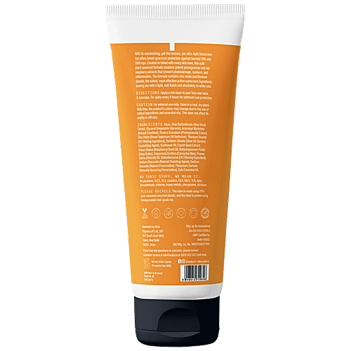 Arata Sunscreen Gel - Ultra Light & Balancing, UVA/UVB Protection, SPF 50+ & PA+++, 50 ml