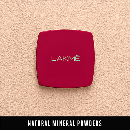 Lakme Forever Matte Compact, 9 g Shell Smooth Finish, Lasts for 12 Hours, Even Toned Look