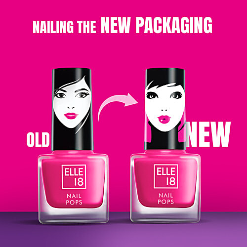 Elle 18 Nail Pops - Nail Colour, Glossy Finish, 5 ml Shade 179 