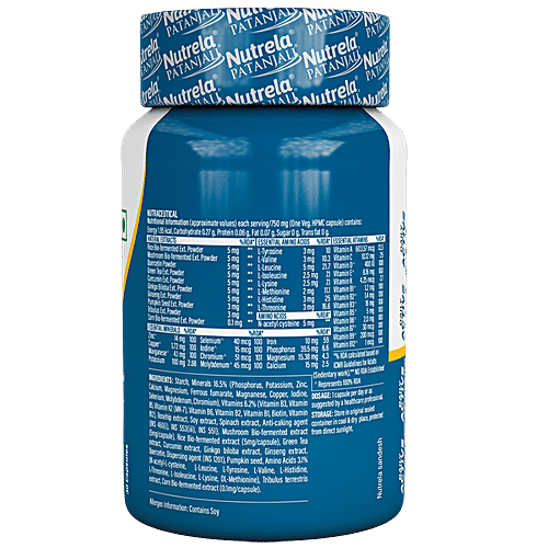 Buy Patanjali Nutrela Daily Active Capsules Multivitamins, For Energy