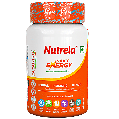 Buy Patanjali Nutrela Daily Energy Capsules Vitamin B Complex, Energy