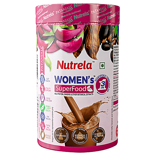 Patanjali Nutrela Women's Superfood - Health Supplement With Minerals & Vitamins, 400 g  