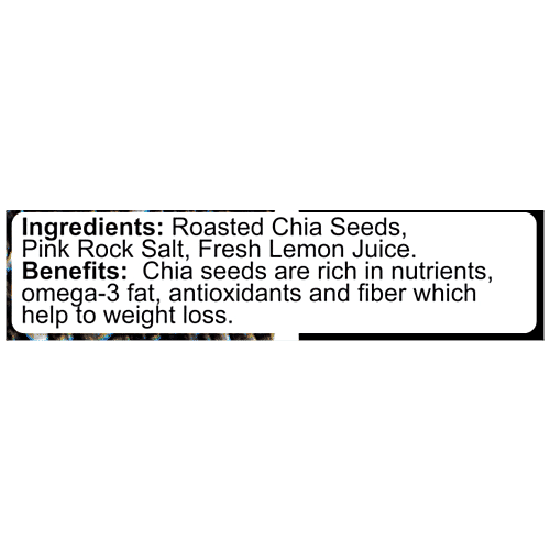 Buy Mantra Chia Seeds Roasted & Salted, High Protein & Iron Online at