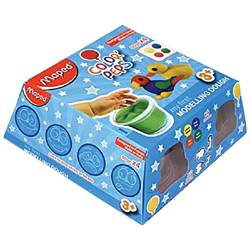 Maped  Colorpeps Modelling Dough -  4 Shades Pack, 1 pc  