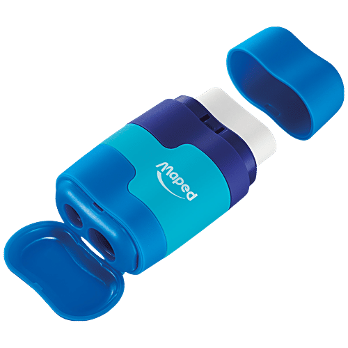 Buy Maped Sharpener With Eraser Connect, 2 Holes Basic Blister, 32