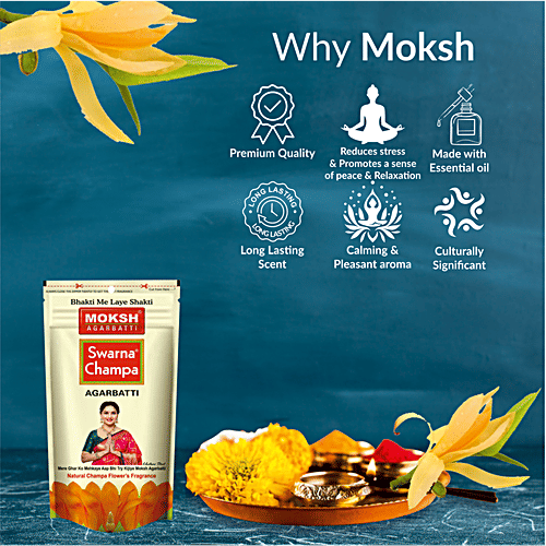 Moksh Swarna Champa, 130 g  Fresh and Exotic
 Natural Fragrance
