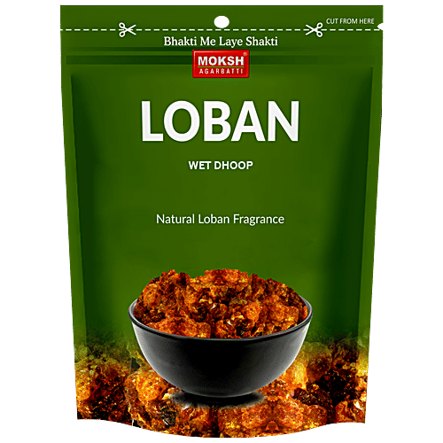 Buy Moksh Swarna Loban Wet Dhoop For Pooja Use Online at Best Price