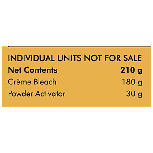 Natures Essence Advanced Gold Creme Bleach - Lightens Skin With The Radiance Of Gold, 210 g  