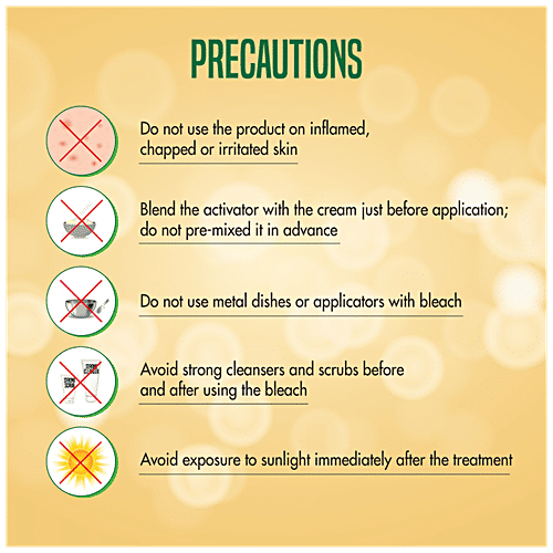 Natures Essence Advanced Gold Creme Bleach - Lightens Skin With The Radiance Of Gold, 210 g  