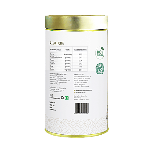 Teamonk Nilgiri Green Tea - Koge Jasmine, Helps To Feel Relaxed & Refreshed, 200 g  