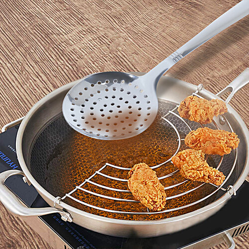 Anjali Kitchen Tools Set - Turner, Ladle & Skimmer, For Serving & Cooking, Silvera Stainless Steel, 3 pcs