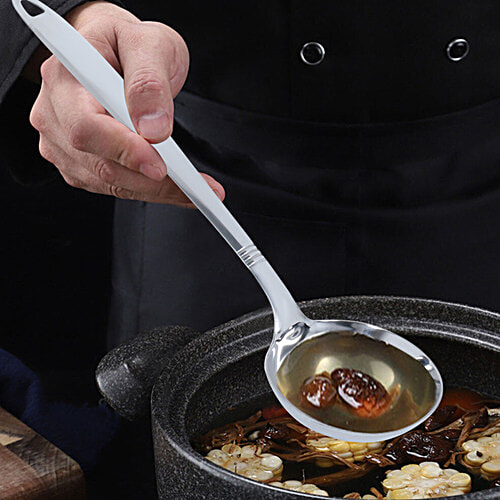 Anjali Kitchen Tools Set - Turner, Ladle & Skimmer, For Serving & Cooking, Silvera Stainless Steel, 3 pcs