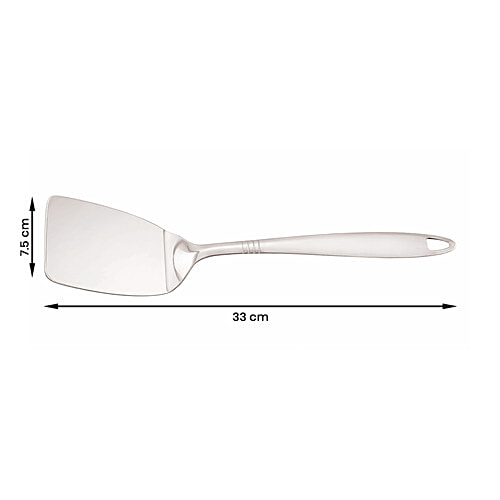 Anjali Kitchen Tools Set - Turner, Ladle & Skimmer, For Serving & Cooking, Silvera Stainless Steel, 3 pcs