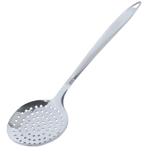 Anjali Kitchen Tools Set - Turner, Ladle & Skimmer, For Serving & Cooking, Silvera Stainless Steel, 3 pcs