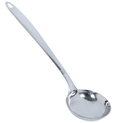 Anjali Kitchen Tools Set - Turner, Ladle & Skimmer, For Serving & Cooking, Silvera Stainless Steel, 3 pcs