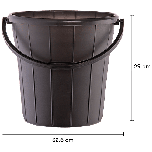 Polyset Frosty Bucket - Sturdy & Durable, Black, For Home Use, 13 L